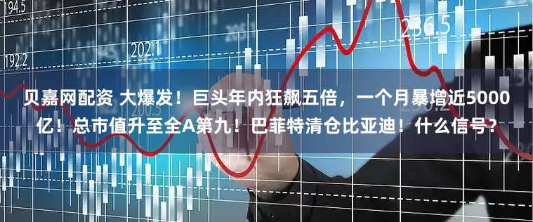 贝嘉网配资 大爆发！巨头年内狂飙五倍，一个月暴增近5000亿！总市值升至全A第九！巴菲特清仓比亚迪！什么信号？