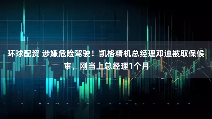 环球配资 涉嫌危险驾驶！凯格精机总经理邓迪被取保候审，刚当上总经理1个月